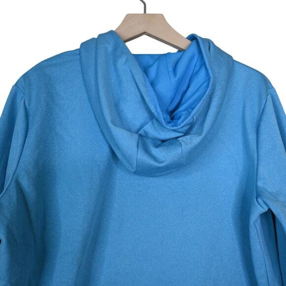Under Armour Womens L Loose Fit Hoodie in Sky Blue - Picture 4 of 10
